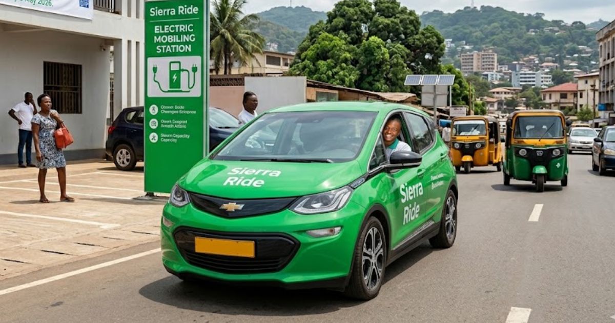 UNDP and Sierra Leone Government Launch “Sierra Ride” Electric Vehicle to Empower Young Drivers