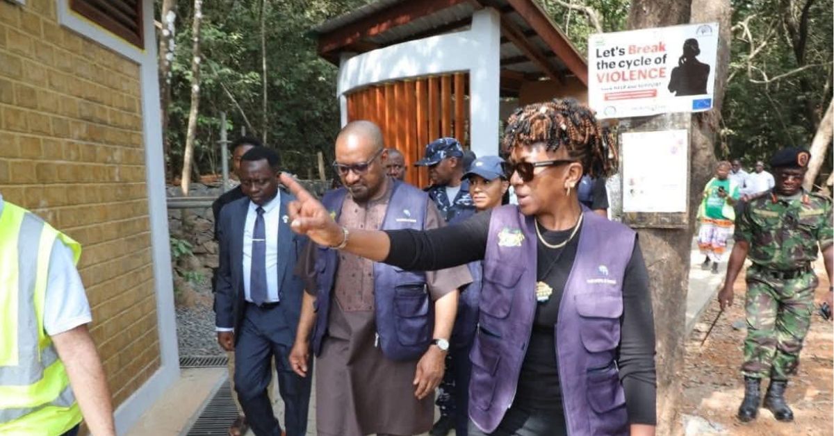 VP Juldeh Jalloh Tours Tourism Projects at Tacugama and Leicester Peak