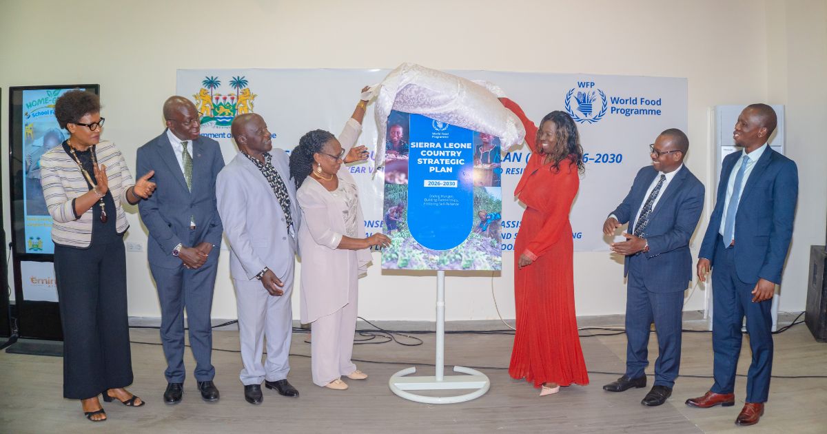 WFP Launches Country Strategic Plan to Transform Food Systems and Strengthen Human Capital in Sierra Leone