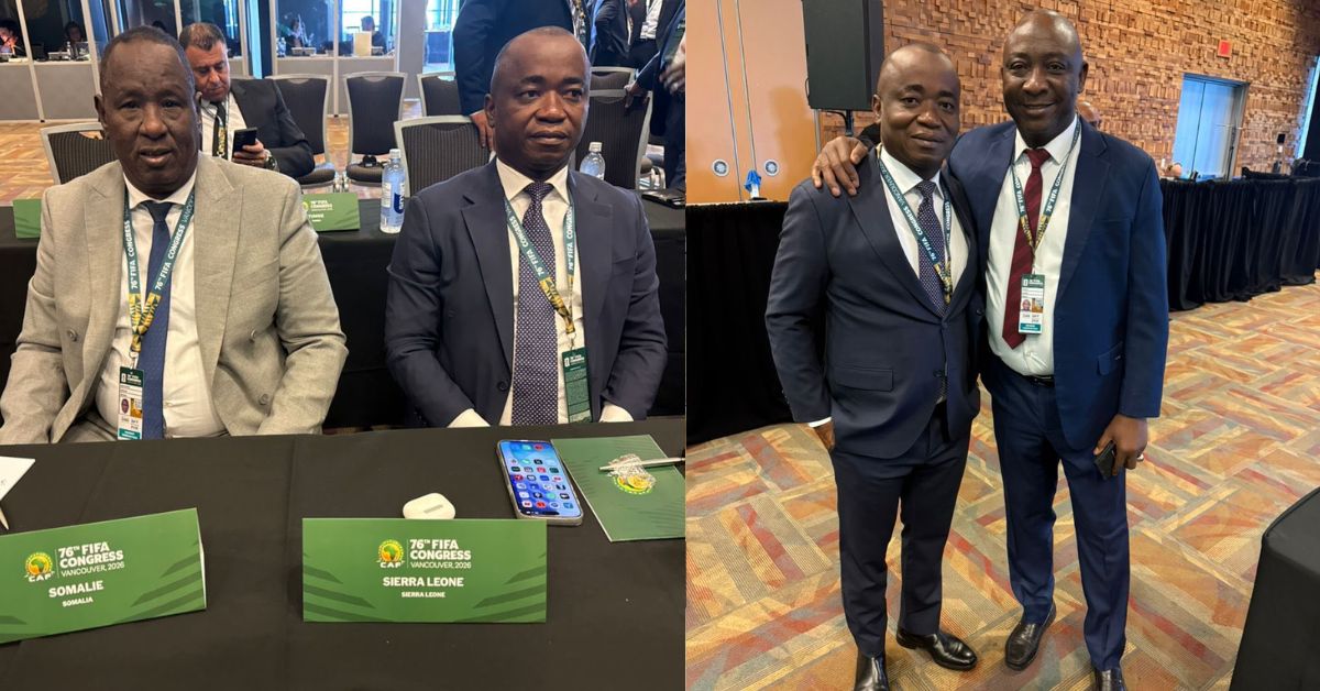 SLFA President Babadi Kamara Attends High-Level FIFA Congress Meeting in Vancouver