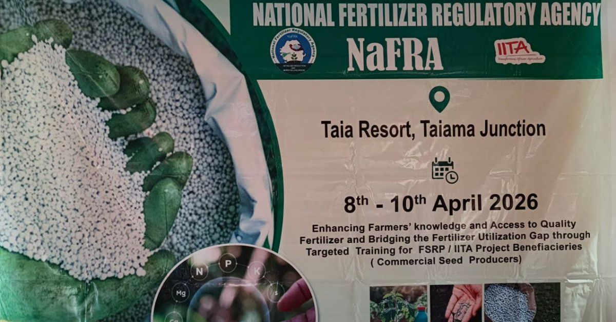 Three-Day Training for Commercial Seed Producers Kicks Off in Taiama