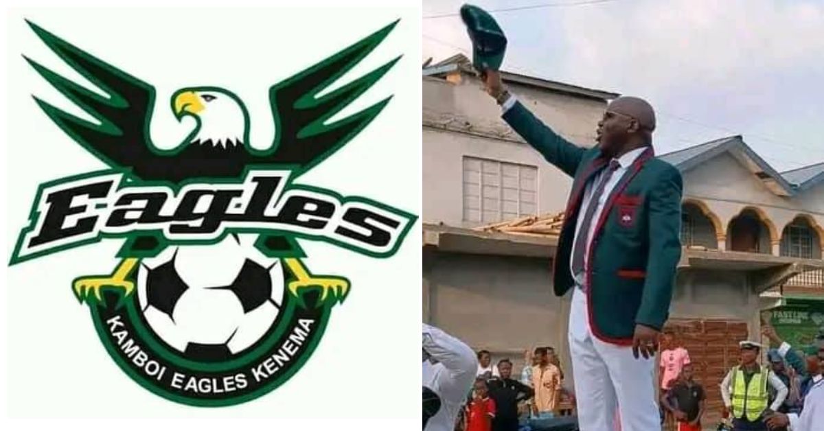 Leader of Government Business Boosts Kamboi Eagles with Timely Financial Support