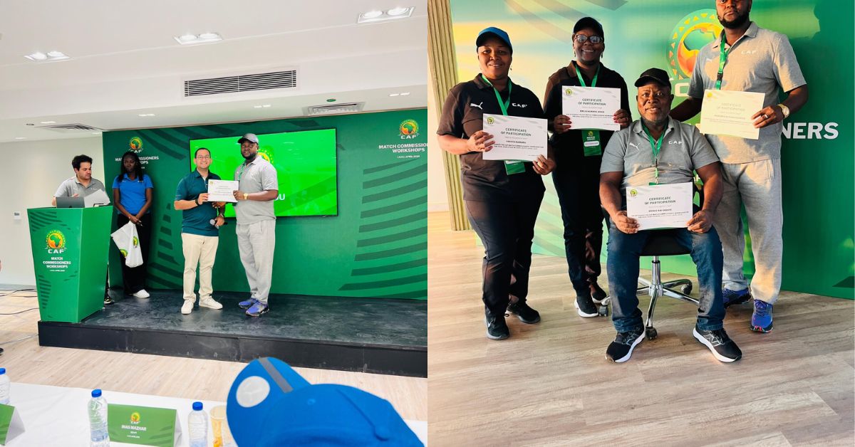 SLFA Officials Complete CAF Match Commissioners Workshop in Egypt