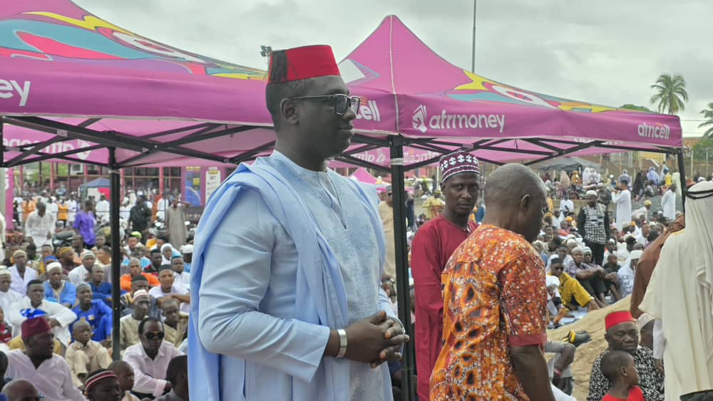 Dr. Ibrahim Bangura Joins Worshippers in Makeni for Eid-ul-Adha Prayers, Reaffirms Message of Unity and Peace