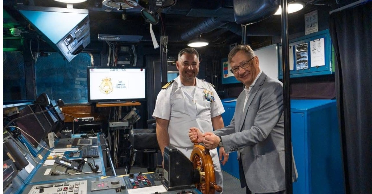 EU Ambassador Jankowski Boosts Regional Maritime Security Ties with Italian Navy in Freetown