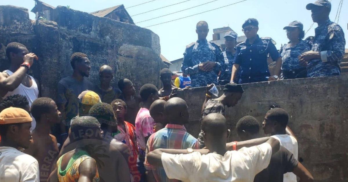 Police Confront Rising Drug Abuse as LUC Engages At-Risk Youths in East End Freetown