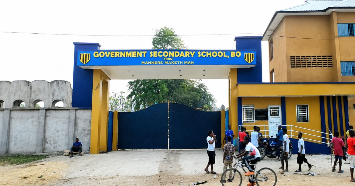 Babadi Kamara Announces Construction of Mini Stadium and Football Pitch at Bo School