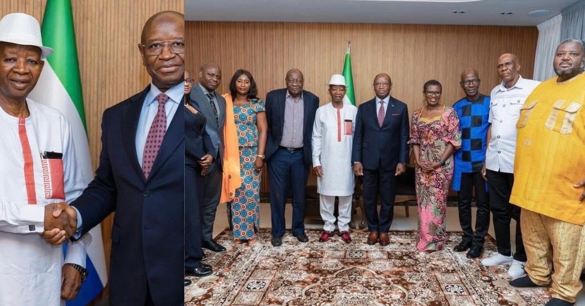 President Bio Holds Talks With APC Leadership at State House
