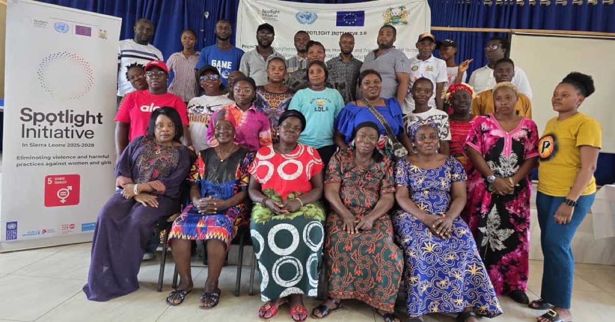 WFSL Begins Capacity Building Training for Women’s Rights Groups in Moyamba Under Spotlight 2.0