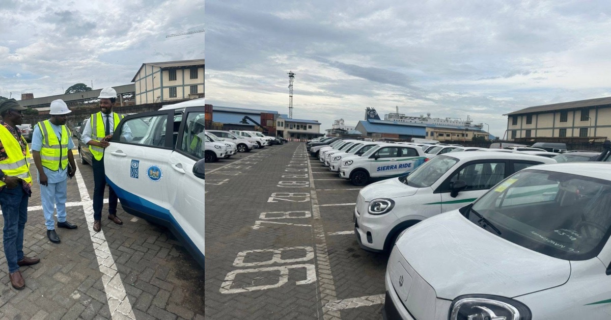 Government Unveils 50 Electric Cars to Drive Youth Employment in Sierra Leone