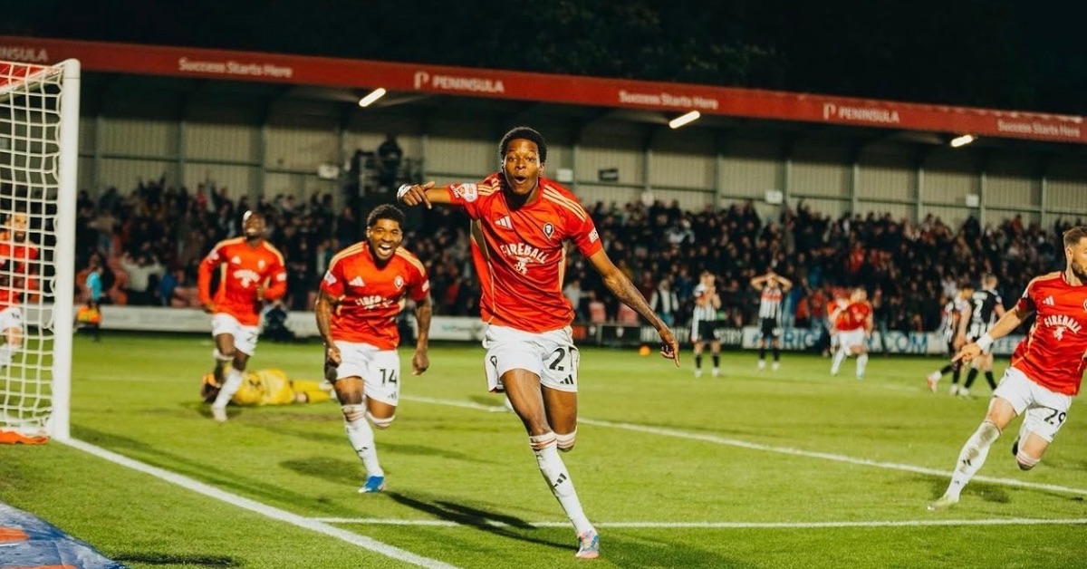 Kallum Cesay Fires Salford City to English League Two Play-Off Final