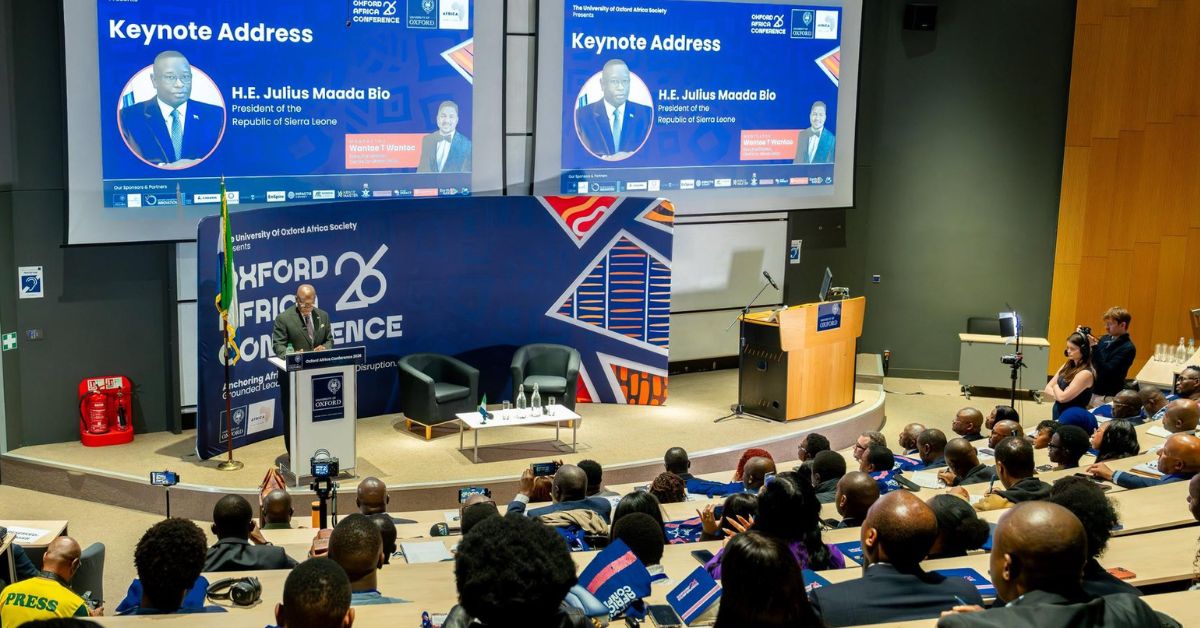 President Bio Calls for Visionary African Leadership at Oxford Conference 2026