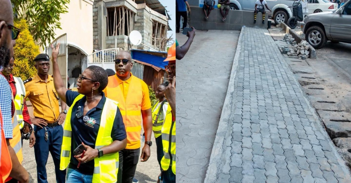 Freetown Mayor Inspects Ongoing Pavement Works Across Key CBD Streets