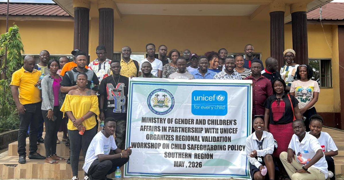 Government and UNICEF Complete Key Step in Development of Child Safeguarding Policy