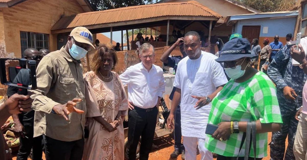 NDMA Leads Emergency Response After Deadly Freetown Fire Leaves Hundreds Homeless
