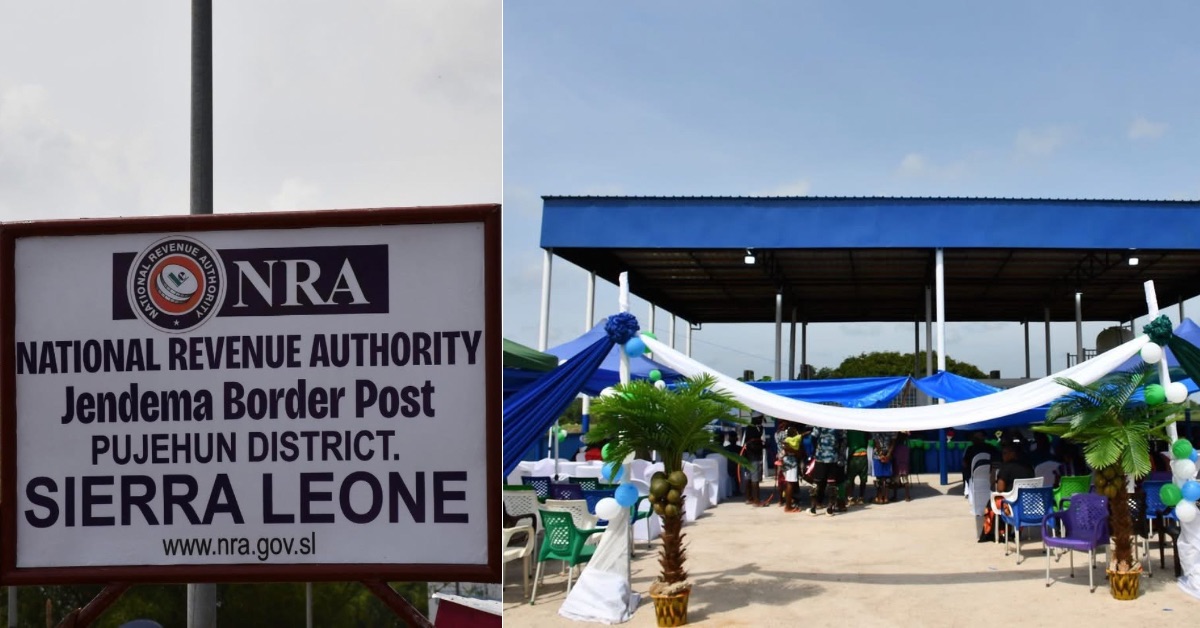 NRA Commissions New Jendema Border Crossing Post to Boost Trade and Border Security