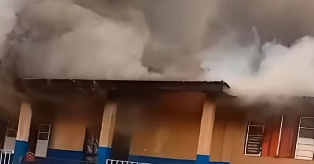 Disastrous Fire Hits Nyapui Secondary School Boarding Home Again in Kenema