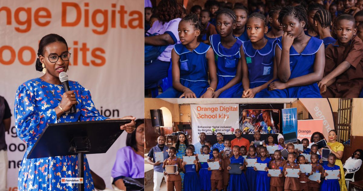 Orange Foundation Donates Digital School Kits Regent Square Primary School in Freetown