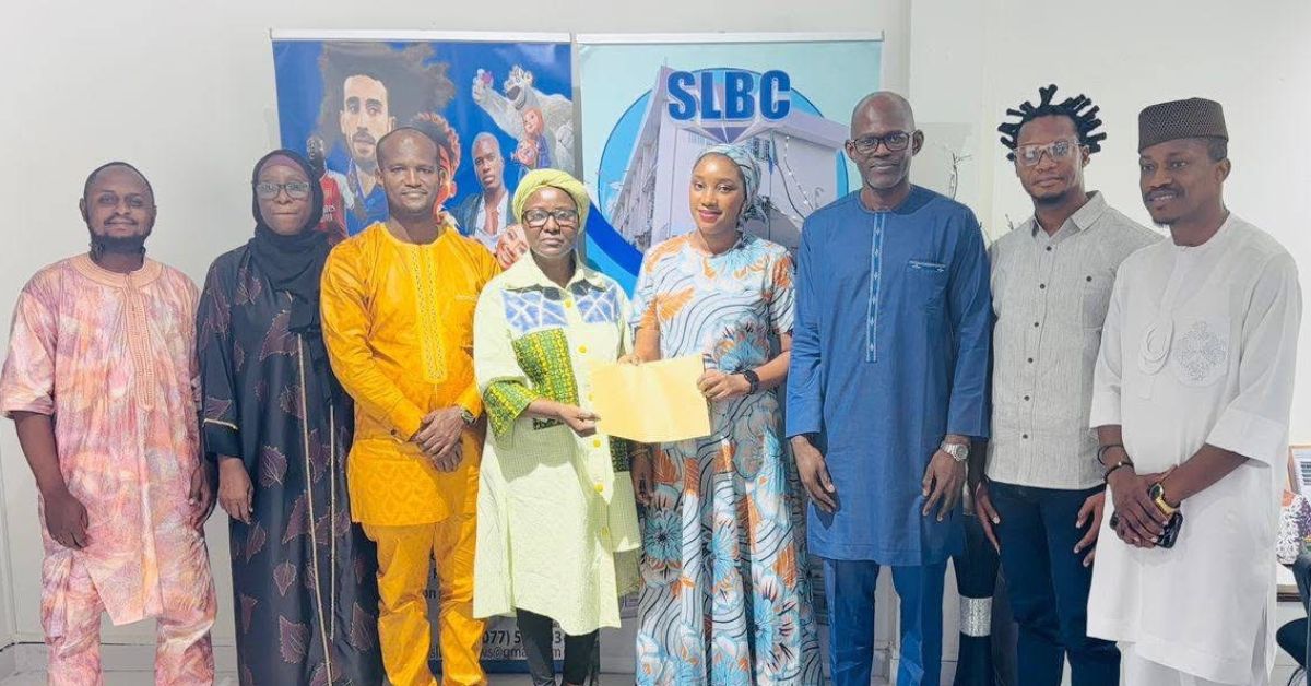 Orange Sierra Leone Extends Financial Support to SLBC After Fire Outbreak