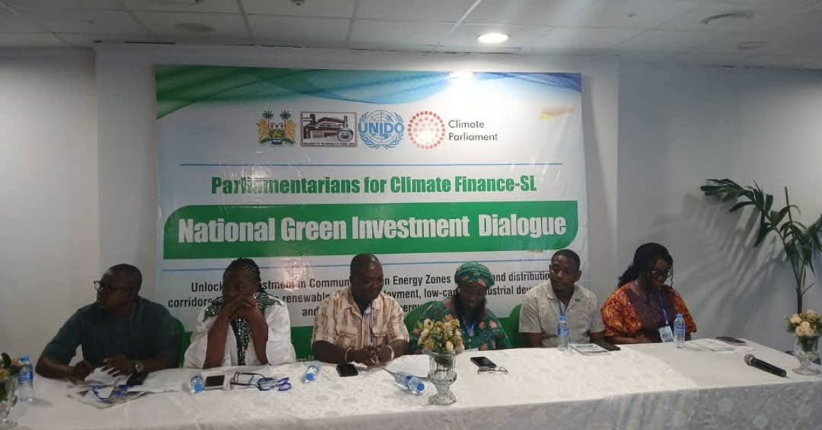 Sierra Leone Parliamentarians Hold Dialogue on Climate Finance and National Green Investment