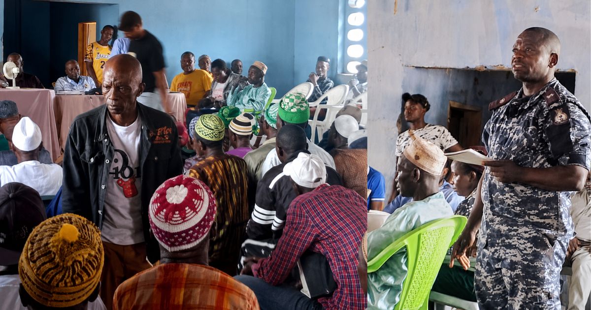 Police Engages Chieftaincy Stakeholders in Tambaka Simibugie Chiefdom