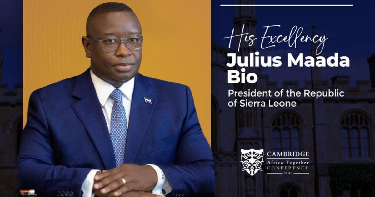 President Bio to Deliver Keynote Address at Africa Together Conference in Cambridge