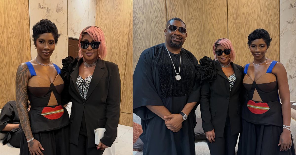 Star Zee Links Up with Don Jazzy And Tiwa Savage at Presidential Dinner