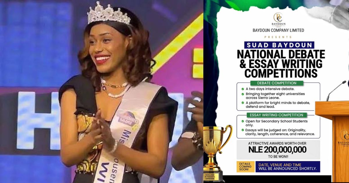 Housemate Winner Suad Baydoun Unveils National Debate, Essay Competitions With Over NLe200,000 Up for Grabs
