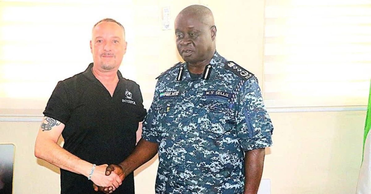 IGP Sellu Hosts French INTERPOL Expert Ahead of Sierra Leone’s Border Security Training