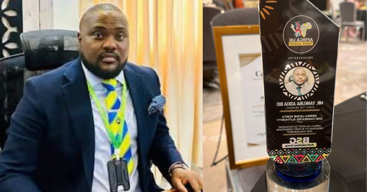 Ports Authority Boss Yankuba Bio Wins Africa-UK Award for Excellence in Port Management