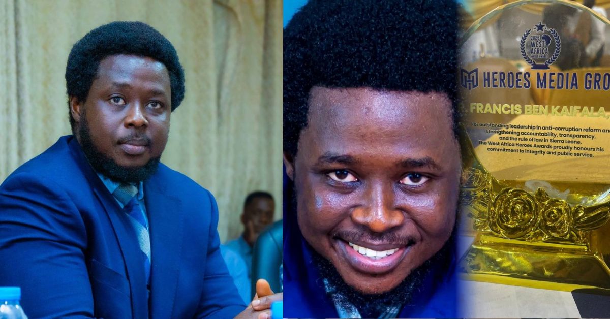 ACC Boss Francis Ben Kaifala Honoured at 2026 West Africa Heroes Awards in Freetown