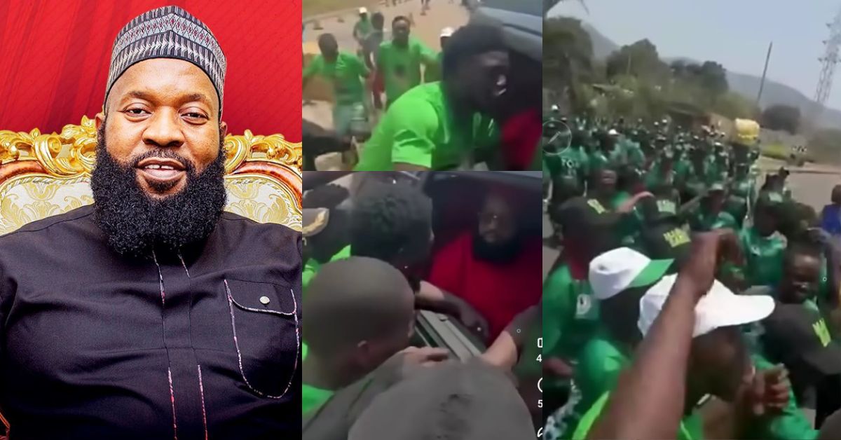 SLPP Supporters Captured Hailing APC Flagbearer Aspirant Jagaban in Viral Video