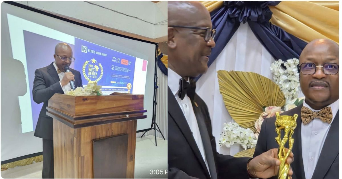 Chief Justice Komba Kamanda Honoured at West Africa Heroes Awards