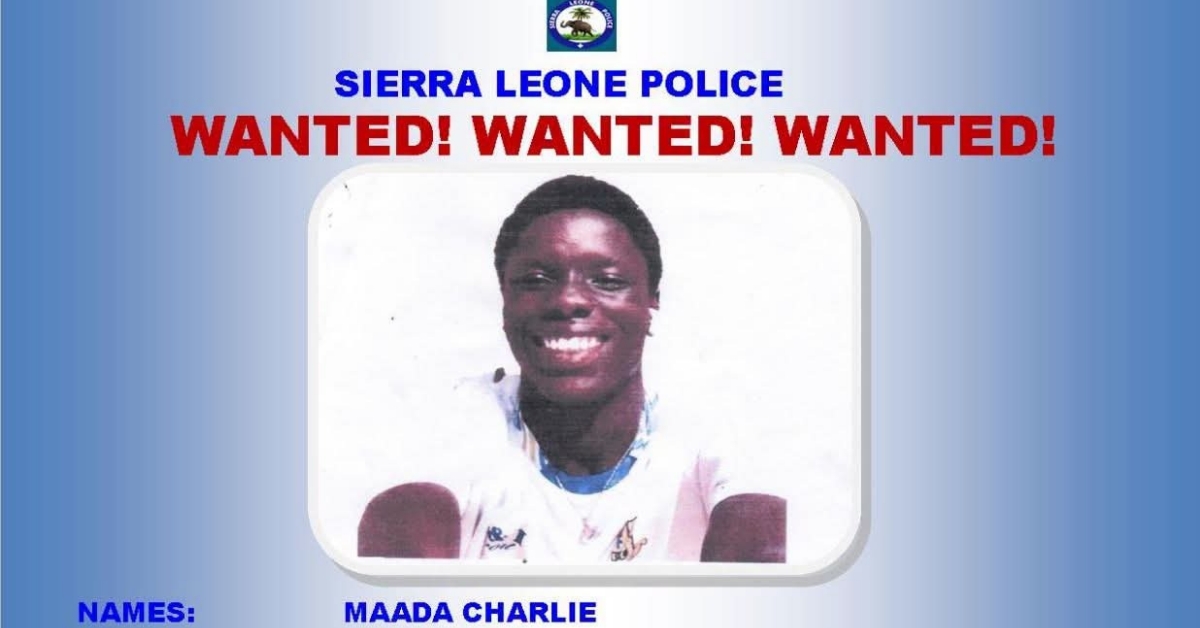 Sierra Leone Police Declare 18-Year-Old Wanted for Alleged Sexual Penetration