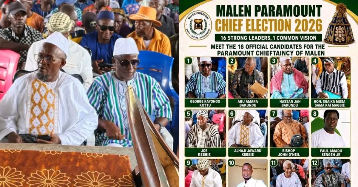 Alhaji Musa Jaward-Kebbie Withdraws From Malen Paramount Chieftaincy Race