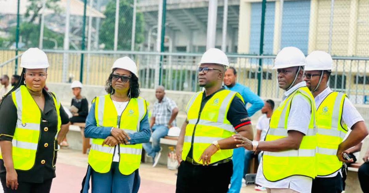 Parliamentary Sports Committee Inspects Ongoing Rehabilitation Works at National Stadium