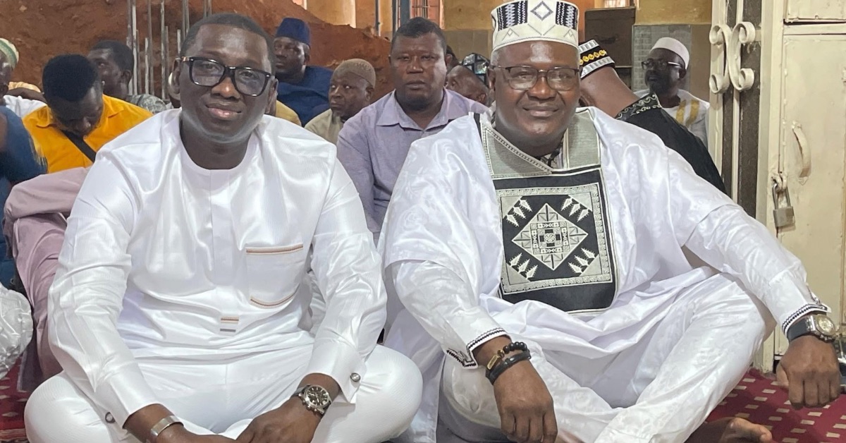 APC’s DIB and JFK Join Worshippers for Jummah Prayers at Basharia Masjid in Freetown