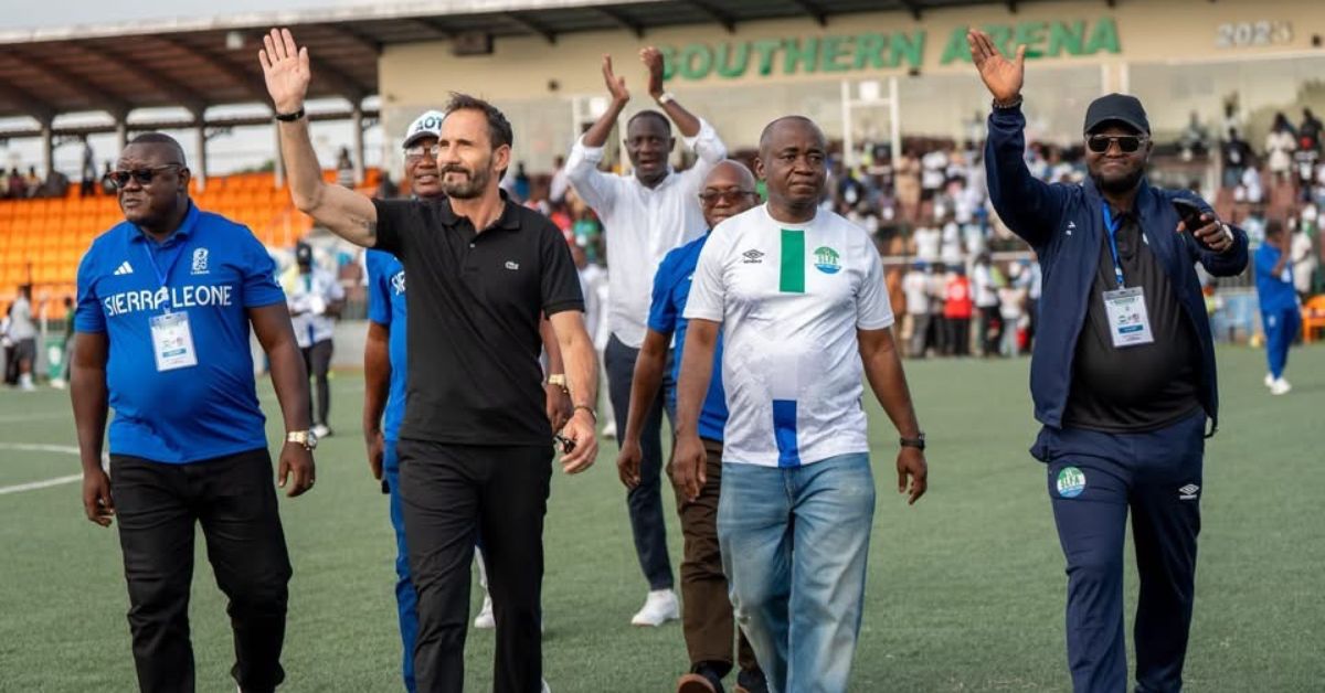 SLFA Unveils New Leone Stars Coach Didier Gomes Da Rosa to Fans in Bo