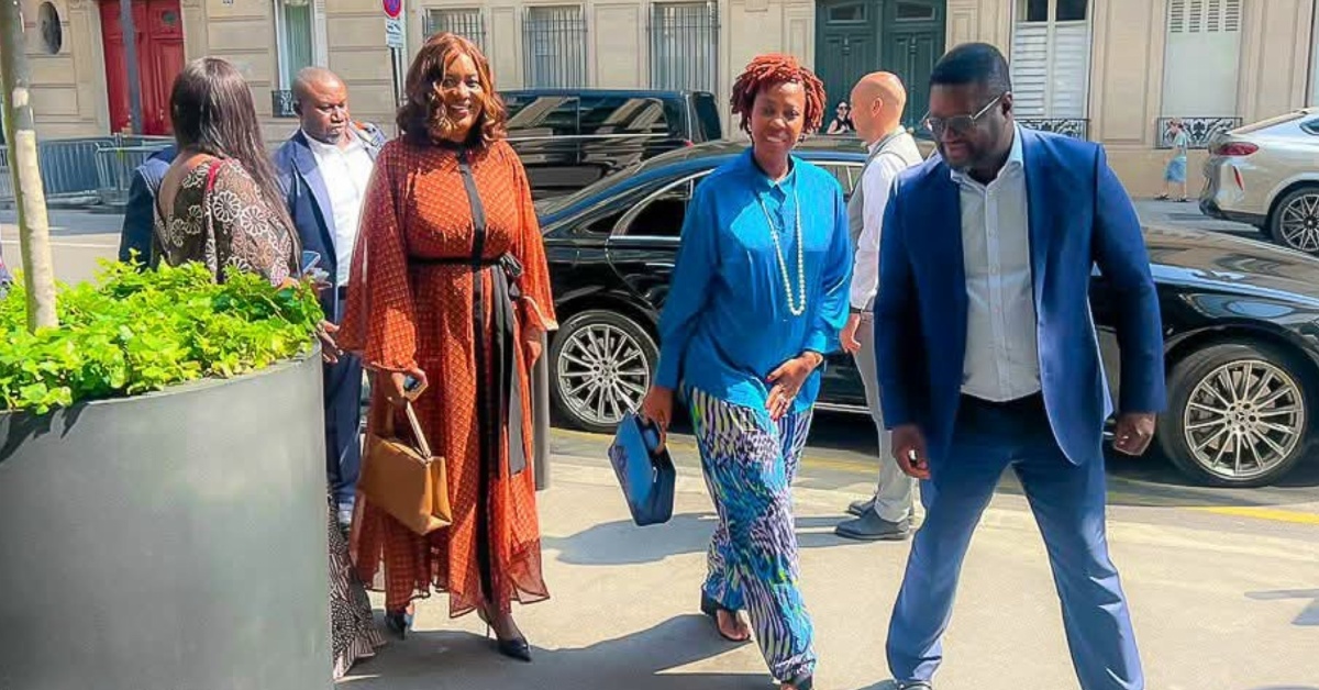 First Lady Fatima Bio Arrives in France for International Women Leaders Forum