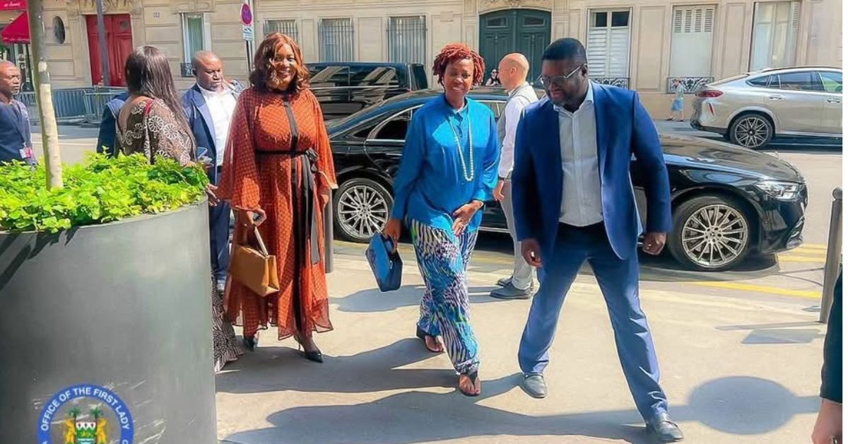 First Lady Fatima Bio Arrives in Paris for International Women Leaders Forum