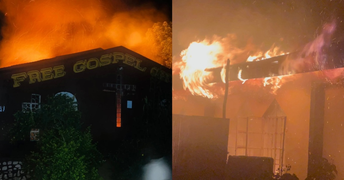 Devastating Fire Destroys Prominent Church in Magburaka