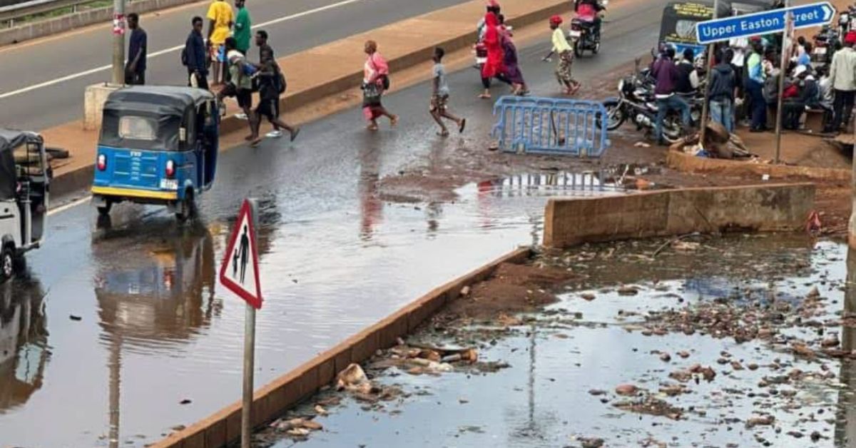 Residents Raise Concern Over Abandoned Drainage Project Along Hill Side Bypass Road
