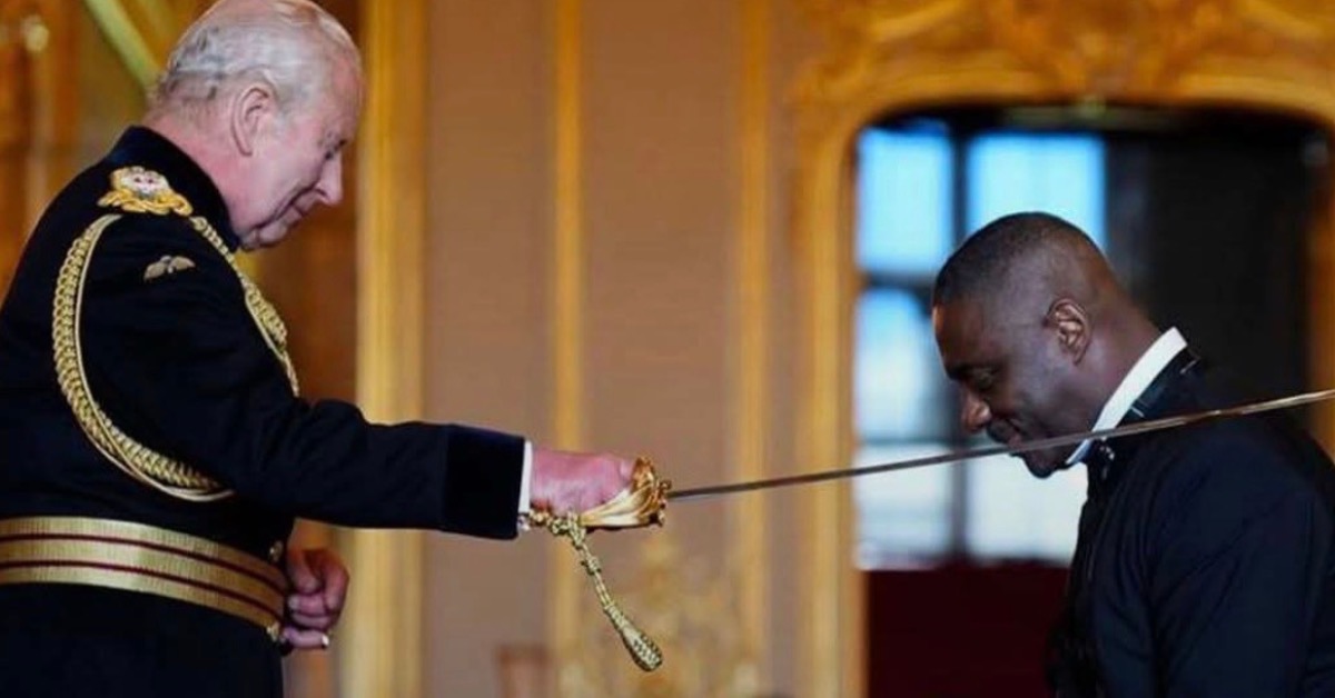 Idris Elba Knighted by King Charles at Windsor Castle