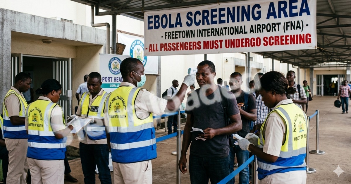 SLCAA Introduces Enhanced Ebola Screening Measures at Freetown International Airport