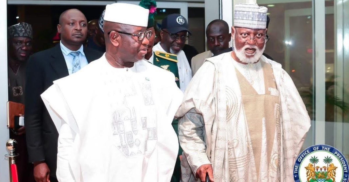 President Bio Arrives in Abuja for High-Level Tribute Event