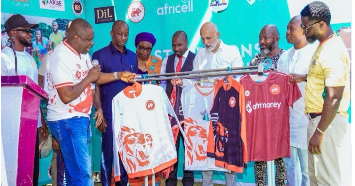 East End Lions Unveil New Jerseys Ahead of FA Cup Final