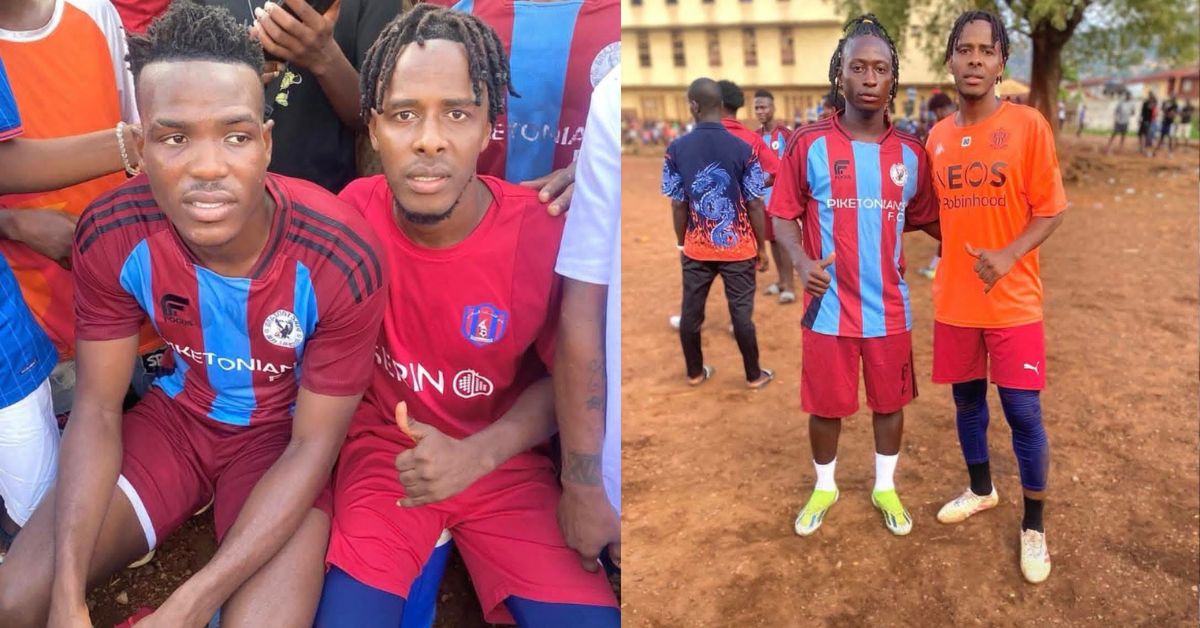 Abdulai Juma Bah Returns Home, Reunites With Childhood Friends
