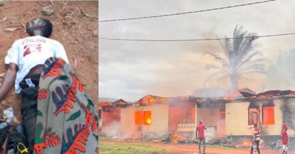 Youths Set Police Barracks Ablaze in Kailahun Following Death of Motorcyclist