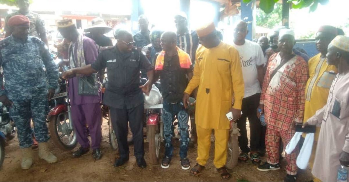 Police Engage Kamakwie Bike Riders’ Union on Community Peace and Security