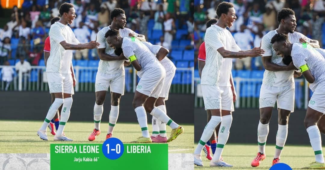 International Friendly: Leone Stars Take 1-0 Lead Over Liberia Ahead of Monrovia Return Leg